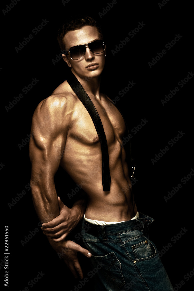 Fototapeta premium Young sports guy