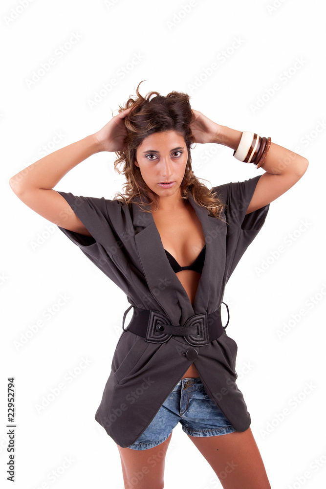 Young and beautiful woman posing Young and beautiful woman posing
