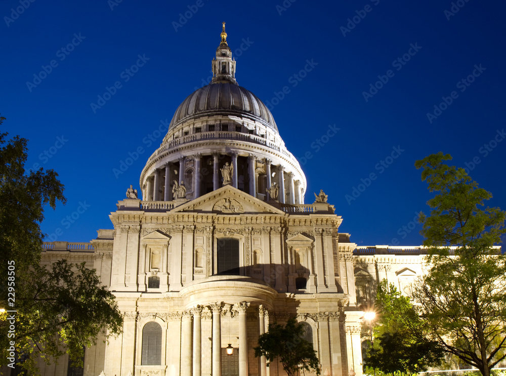 St Paul's Cathedral during the Blue Hour