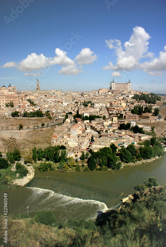 Panoramic view of Toledo, Spain