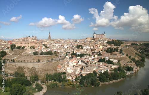 Panoramic view of Toledo, Spain