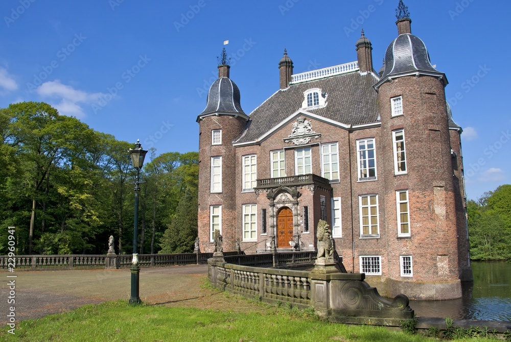 Biljoen Castle, a 16th-17th C. mansion in Velp, The Netherlands