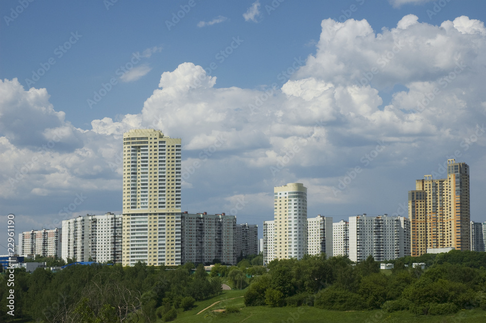 New high-rise buildings