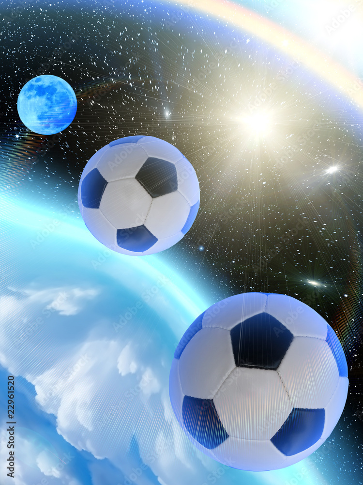Fototapeta premium Sky stars balls