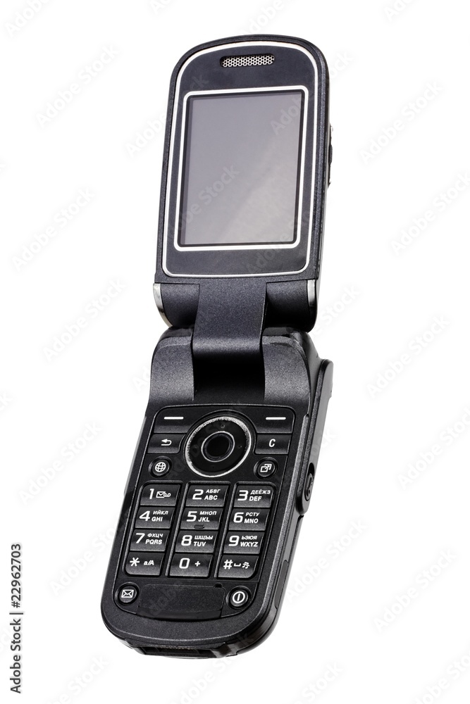 Mobile phone isolated on white background Mobile phone isolated on white background