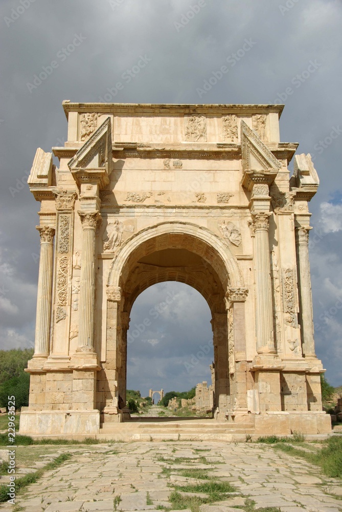 Arc romain, Libye