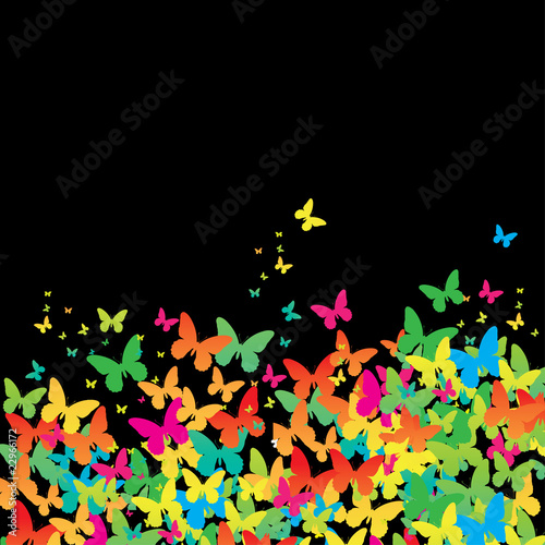 decorative colorful butterfly. vector illustration