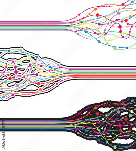 abstract swirling lines