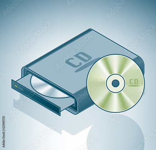 Portable CD-ROM drive