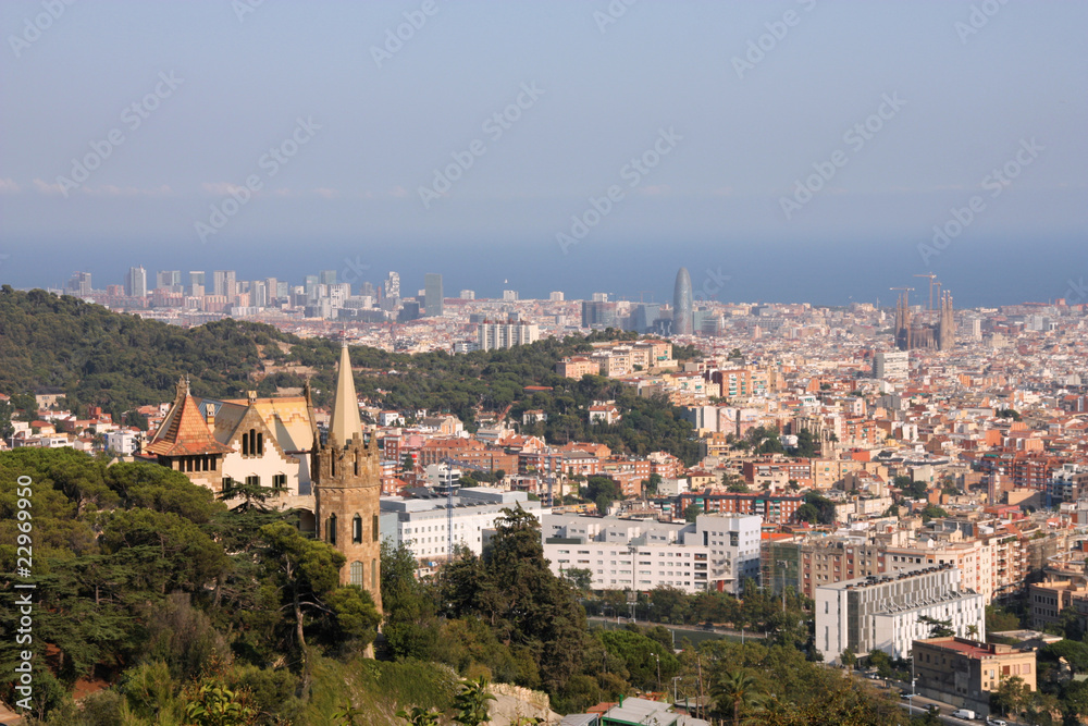 Barcelona - cityscape from Tibidabo