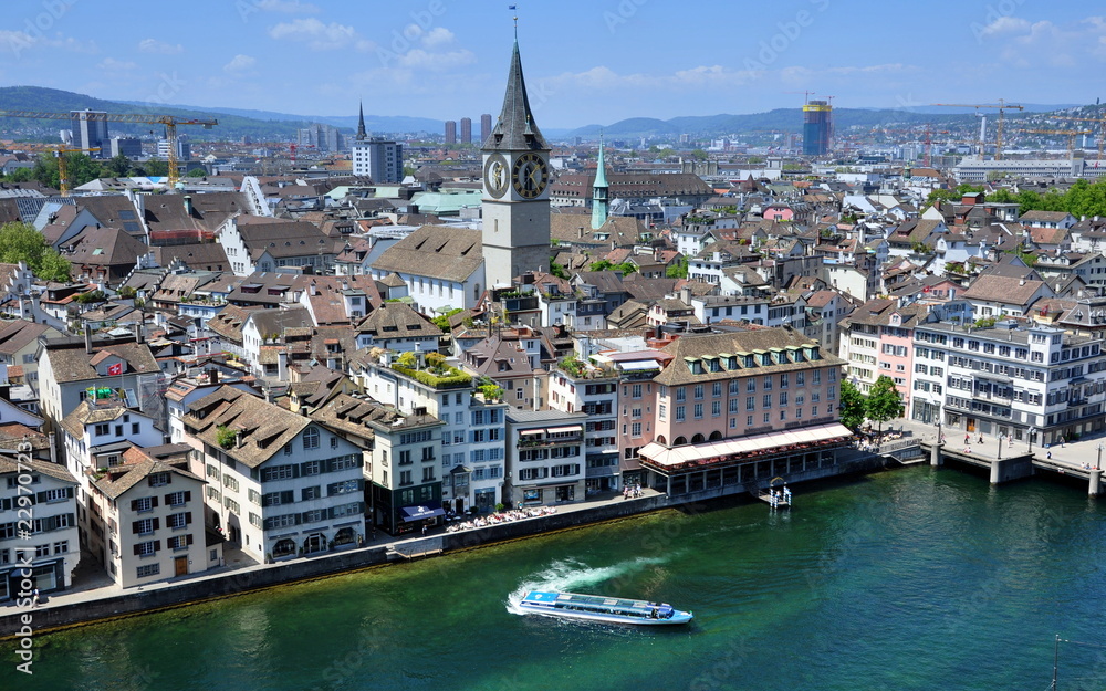 Obraz premium vieille ville de zurich