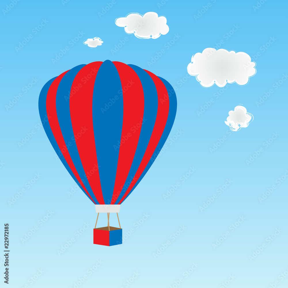 Fototapeta premium Balon na gorące powietrze
