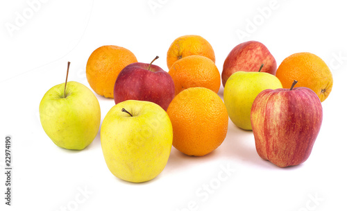 Apple and Orange Fruit Mix