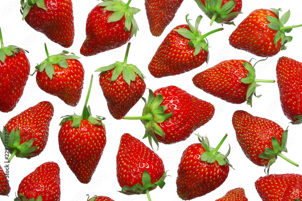 strawberry on a white background strawberry on a white background