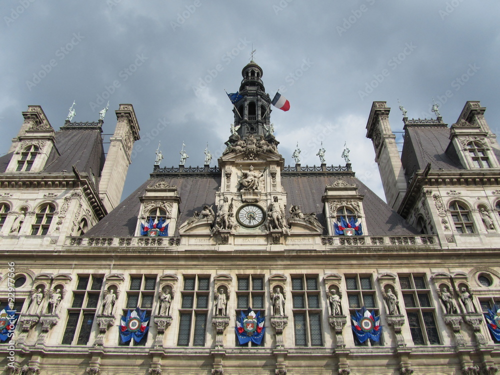 La mairie de la ville de Paris
