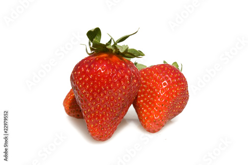 Wallpaper Mural Strawberries Closeup Torontodigital.ca