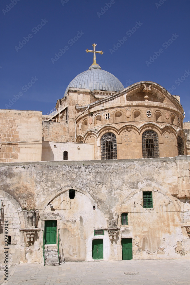 Grabeskirche in Jerusalem.Israel
