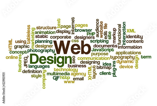 Web Design - Word Cloud