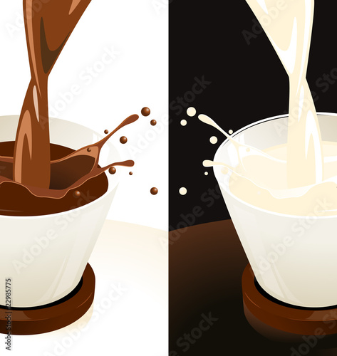 Coffee and chocolate