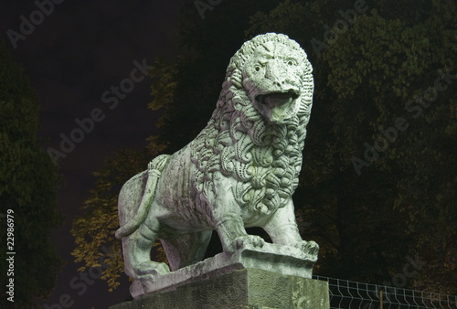 Leone sulle mura di Lucca