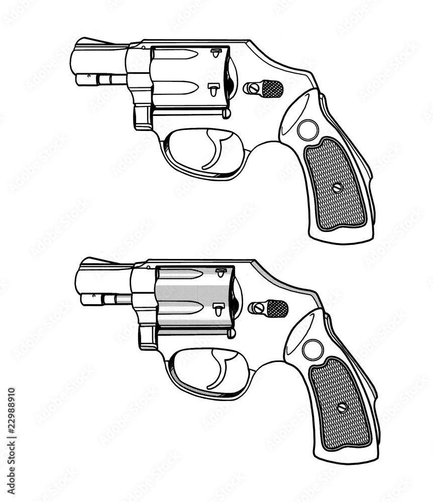 小型拳銃03 Stock イラスト Adobe Stock