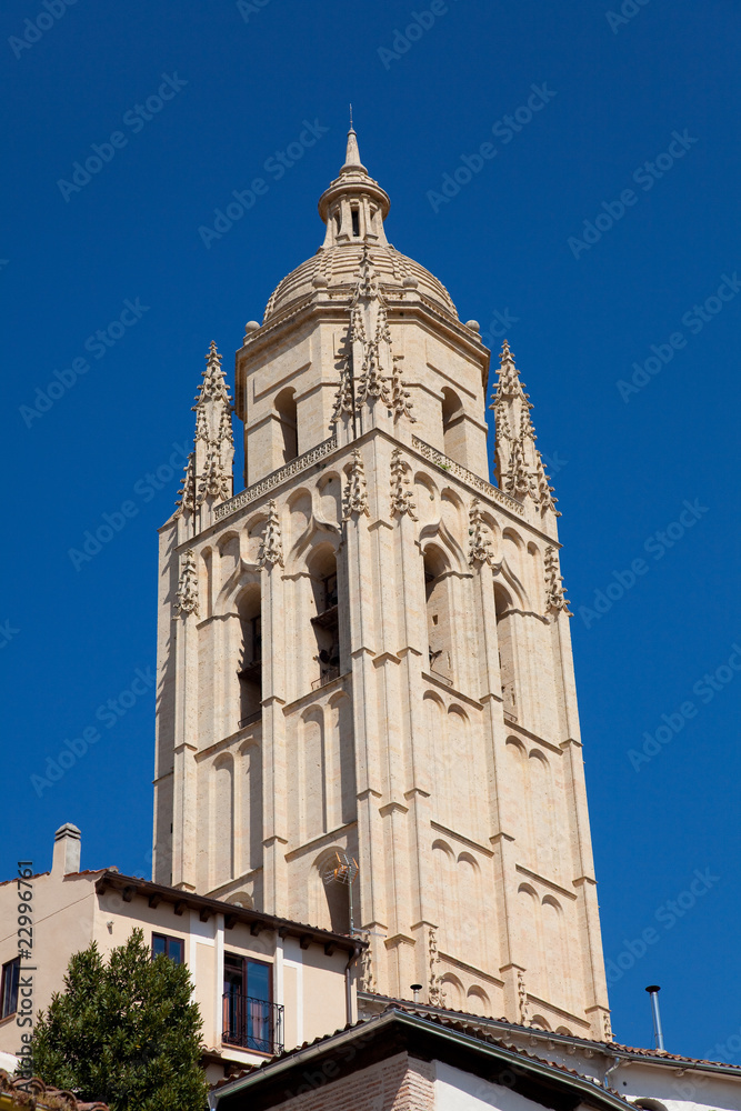 Campanario de la catedral de Segovia, Castilla y Leon, Spain