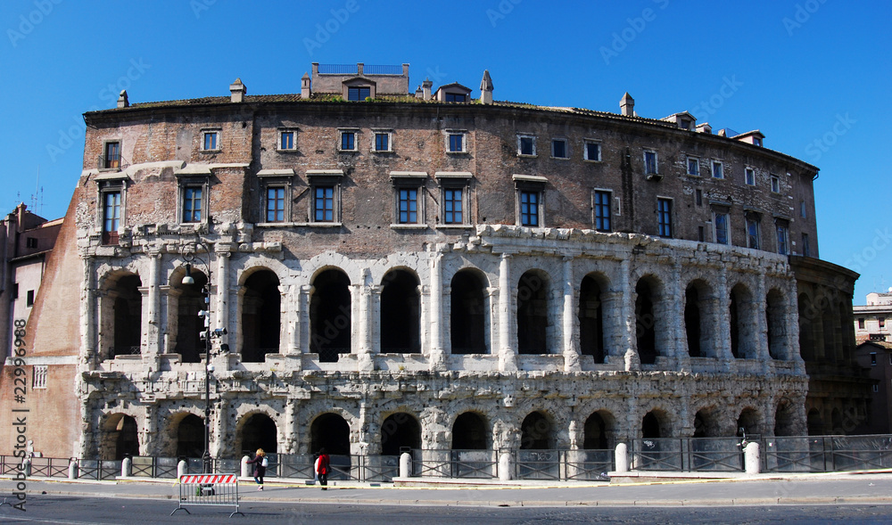 Marcelus Theatre, ancient construction in Rome