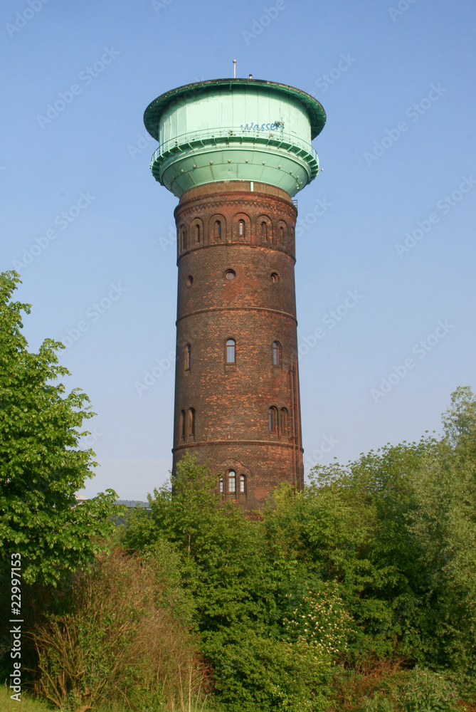 wasserturm, oberhausen, wahrzeichen, rww