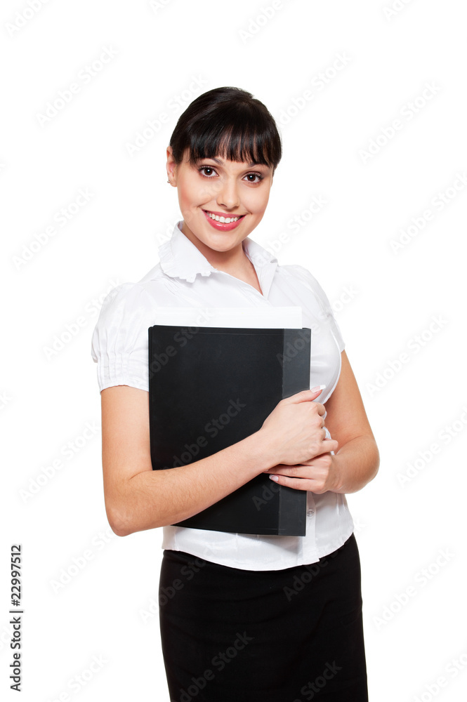 woman in white blouse
