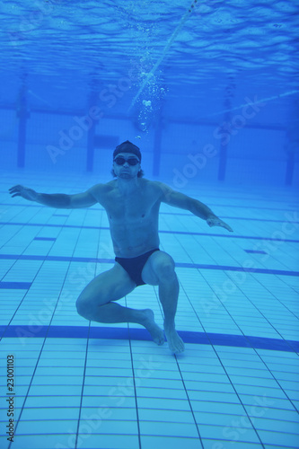 swimming pool underwater © .shock