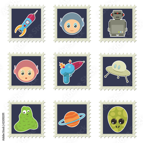 space stamps