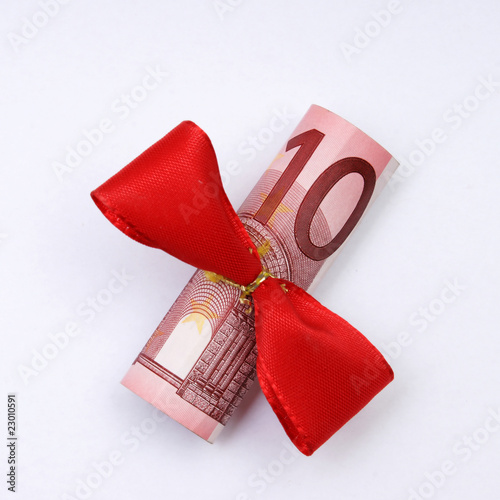 10 euro schein mit schleife
