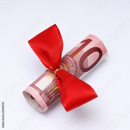 10 euro schein mit schleife
