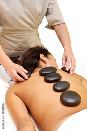 Hot stone massage