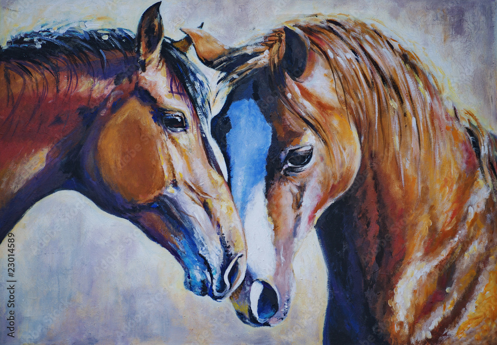 Obraz Dwa konie