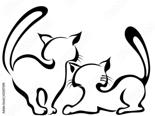 Sketch of cats