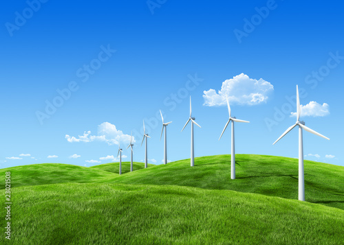 7000px nature collection - Wind power station