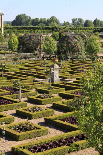 architecture des jardins de Villandry