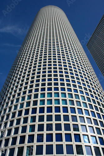 Modern skyscrapers office buildings exterior