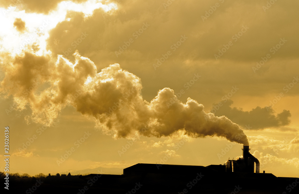 Fototapeta premium pollution generator