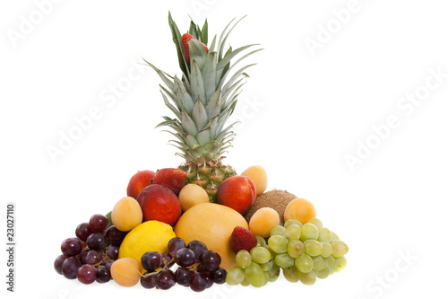 various types of fresh fruit