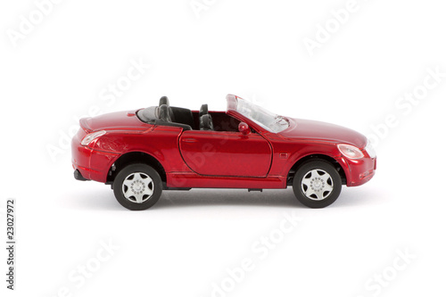 Red sports car  toy car 