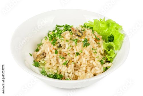 risotto with seafood