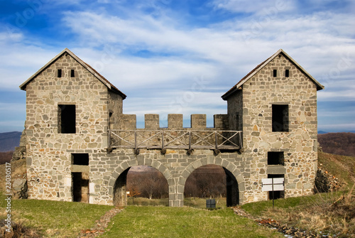 Roman ruins Porolissum, Romania photo