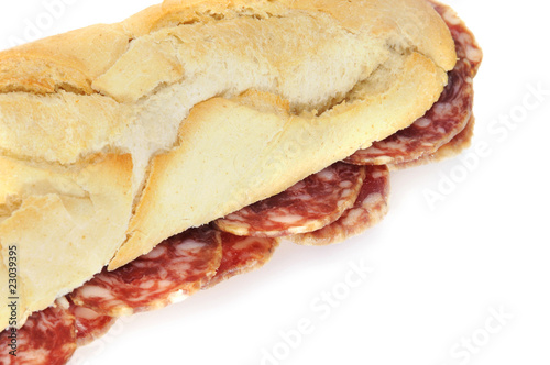 spanish salami sandwich