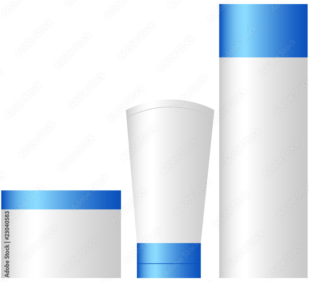 Set of Cosmetic Containers Set of Cosmetic Containers
