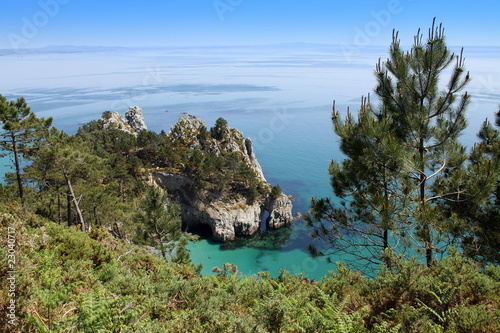 plage à Crozon ,finistère,bretagne photo