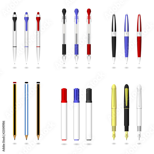 Pen, Pencil and Marker Vector