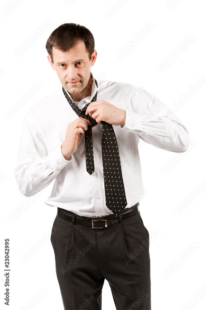 Homme qui s'habille Stock Photo | Adobe Stock