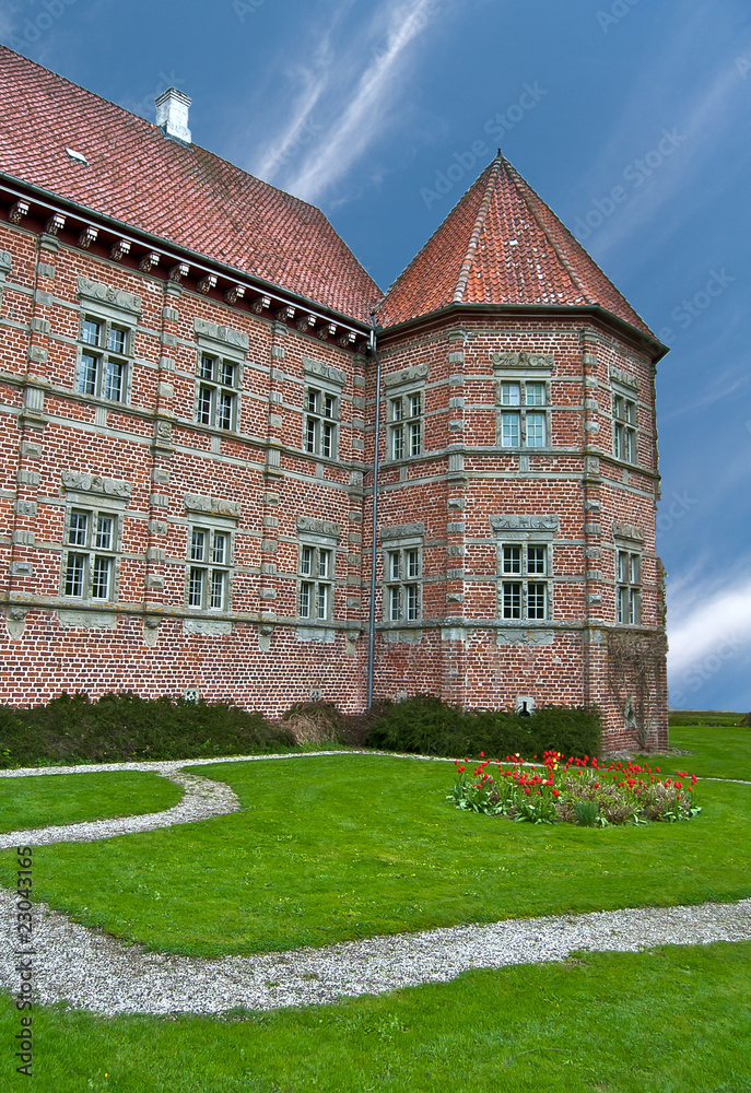Château de Voergård  au Danemark